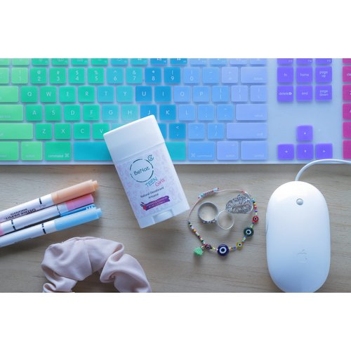 BeNat All Natural Deodorant For Teen Girls 100% Natural Aluminum-Free Carcinogen Free Kids Deodorant For Girls Clinically Proven To Be Safe For Children and Teenagers