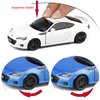 1/32 Scale 2017 BRZ Model Car Diecast Toy Cars Metal Children's Die-cast Vehicles, Doors Open, with Light, Toys for Boys Kids Birthday Gifts Men Collection Desktop Display, Blue