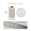 Tenn Well Cotton Bakers Twine, 2 Roll x 328 Feet 2mm Gold Wire Combined Cotton Twine Cording for Christmas Holidays DIY Arts Threading Decorations Baking Butchers