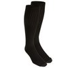 Truform Compression Socks, 8-15 mmHg, Men's Dress Socks, Knee High Over Calf Length, Brown, Small