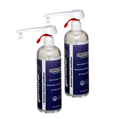 Germstar Hand Sanitizer 16oz. Original Pump Bottle (2 Pack)