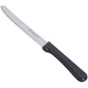 CUISINOX Black Handle Stainless Steel Steak Knives, Set of 12