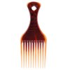 Rosette Hair Amber Smooth Hair Pick Comb Afro Lift Detangle Hair Comb curly hair brush Hair Styling Tools