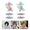 2pcs Cute Small Hair Clip Sweet Lovely Pill Star Wings Hair Barrettes Hairpins Styling Hair Accessory Party Gifts Wings Hair Clip