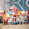 30Ct Circus Hanging Swirl Decorations -Circus Carnival Birthday Party Supplies Fan Decors