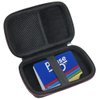 Maoershan Hard Travel Protective Casling Case for UNO Classic Card Game/Mattel Phase 10 Card Game/Hoyle Waterproof Clear Playing Cards(Only Case)