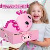 Officygnet Axolotl Plush, 13" Soft Stuffed Animal Plush Toy, Cute Axolotl Plush Pillow, Kawaii Plushies Dolls for Kids, Pink Axolotl Gift for Girls Boys