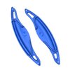 HIBEYO Paddle Shifter Extensions for Hyundai I30 Wagon N Line Veloster KONA N Elantra Avante GT N-line CN7 2019-2023 Metal Steering Wheel Paddle Shifter Trim Cover Decoration Accessories-Blue