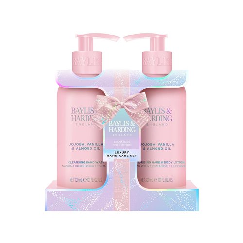 Baylis & Harding Gift Set for Women - Hand & Skincare pack - Jojoba, Vanilla & Almond Oil Indulgent - 3-Pack