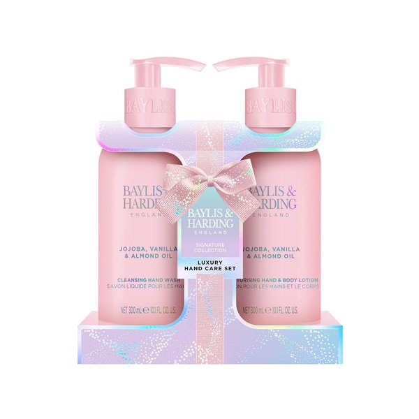 Baylis & Harding Gift Set for Women - Hand & Skincare pack - Jojoba, Vanilla & Almond Oil Indulgent - 3-Pack