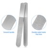 6 Pieces Metal Nail File Diamond Nail File Stainless Steel Sapphire Nail File Double Side Metal Fingernail File Manicure Files for Salon Home and Travel