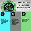Peace Love + Lotion Patchouli & Tobacco Flower Scented Natural Body Lotion, 8 Oz (2 Pack)