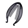 sanyangboli 2PCS Banana Hair Clips Fish Hair Clip Long Hair Clips Fish Grip Slide Clip Ponytail Hair Comb Barrettes Women Girls Retro Plastic Fishtail Clip Comb Grips for Thick Thin Hair
