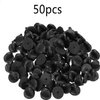 50pcs PVC Rubber Pin Backs, Pin Safety Backs for Brooch Tie Hat Badge Insignia, Rubber Lapel Pin Backs for Replacement Uniform Badge (50PCS)