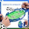 3 otters Tabletop Soccer Game Set, Mini Football Soccer Game Board for Foosball Pinball Kids Adults Interactive Game Room Family Night