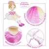 June Garden 16" Ballerina Princess Polina - Stuffed Plush Soft Doll - Pink Outfit - Gift for Toddler Girls