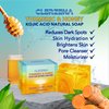 CLERZENA Honey Turmeric Kojic Acid Soap Bars for Dark Spots | Vitamin C & E, Retinol, Collagen Spot Treatment for Face Soap Bars | All Natural Turmeric Soap Bar for Women & Men