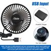 Roykaw Golf Cart Fan Portable USB Input Compatible with EZGO Club Car Yamaha, 3-speed Settings, 360 Degree Rotation, Long Lasting, Low Noise Designed, Quick Release & Won't Fall off