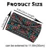 Aceorna Boho Headbands Wide Knotted Hairbands Stretch Printed Head Bands Bohemia Head Wraps for Women and Girls 3 Pcs (Set A)