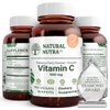 Natural Nutra Vitamin C Supplement for Kids and Adults, Immune Booster, Protect Skin and Heart Health, Vegetable Source, 500 mg, 100 Vegan Wafers