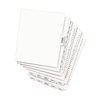 Avery Style Legal Exhibit Side Tab Dividers, 26 tabs, 51-75, Letter Size, White, Unpunched, one Set of 26 dividers (11396)