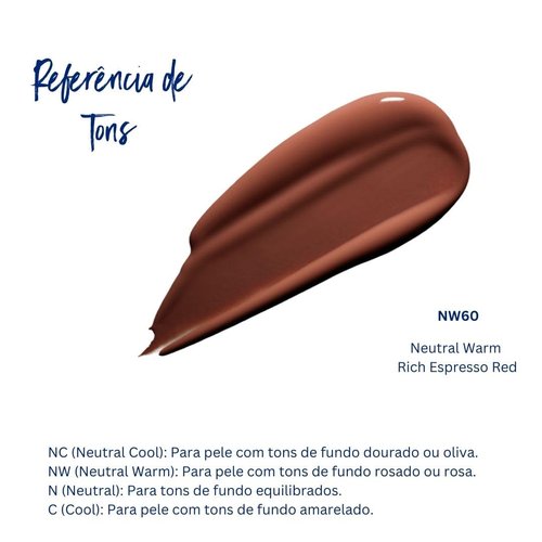 Best Bronze Bombshell Body & Leg Makeup - Waterproof Leg Makeup & Body Foundation - Body Makeup for Scars, Varicose Veins Cover Up & Leg Concealer (NW60 Rich Espresso Red)