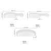 Silicone Hair Comb Set, 3pcs Hair Combs Translucent Silicone Resin Casting Wide Tooth Combs for DIY Hairdressing Styling Tools