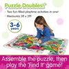 The Learning Journey Puzzle Doubles - Find It! Dinosaurs - Dino Floor Puzzle, Dino Puzzle, Kids Dinosaur Puzzle, Jumbo Puzzle For Kids Ages 3-5, Award Winning Educational Toys