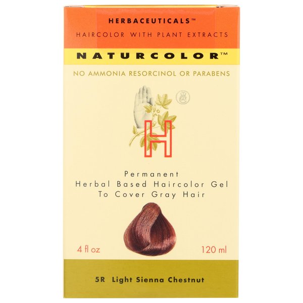 naturcolor Haircolor Hair Dye - Light Sienna Chestnut, 4 Fl Oz (5R)