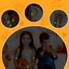 Partywind 204 Glow Styles Thanksgiving Decorations Tattoos for Kids, Individually Cut Tattoos for Thanksgiving Fall Autumn Party Supplies, Turkey Pumpkins Tattoo Stickers Crafts Games