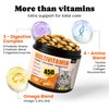 Cat Multivitamin Chews – Complete Daily Supplement with Omega-3, Lysine, Probiotics & Taurine for Immune, Joint, Skin & Digestive Health