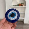 Funny Blue Circle Eye Hair Clip,Acetate Claw Clips,Big Hair Clips for Women,Fashion Hair Clips for Girl