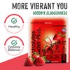 PowderVitamin Electrolytes Powder Plus Keto, Strawberry (50 Servings) 0 Sugar, No Maltodextrin,1000mg Potassium,120mg Calcium,120mg Magnesium,Organic Vitamin C,Zero Calories, Energy Hydration Powder