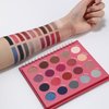 FOCALLURE BLOOMING FLOWERS SERIES Eyeshadow Palette, 20 Colors Eye Shadow Pallete, Highly Pigmented Shimmer & Matte Shades, Blendable, Long Lasting, Cosmetics Gift Kit, RD01