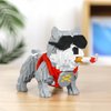 Cute Animal Bully Pitbull Micro Mini Building Blocks Kit, Mini Dog Micro Bricks Building Toys for Adults, Boys Girls, Party Favors for Kids 8-14, Christmas Birthday Gift, Carnival Prizes (998 PCS)