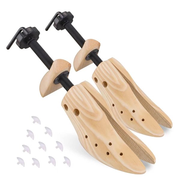 XYH Shoe Stretcher Women Men,A Pair of Wooden Shoe Stretcher for Women and Men Adjustable in Length and Width.