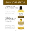 Polysorbate 20 by Velona - 16 oz | Solubilizer, Food & Cosmetic Grade | All Natural for Cooking, Skin Care and Bath Bombs