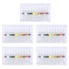 WayinTop 50pcs PCB Drill Bits Set Spiral Flute Carbide 0.3mm-1.2mm for Print Circuit Board Stone Dremel Jewelry CNC Engraving (5PCS Each)