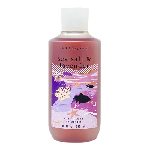 Bath & Body Works Sea Salt & Lavender 3 Pack Of Shower Gel