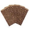 Ikee Design 200 Pcs of 6" X 9" Flat Plain Prints Paper or Patterned Kraft Bags for Candy, Cookies, Merchandise, Party Favors, Gift Bags, Small Paper Bags, Leopard Pattern