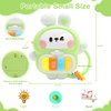 Baby Musical Toys 6-12 Months, Rabbit Piano for Baby Musical Toys for Toddlers 1-3, Busy Board with Music & Light, Birthday Toy for Infant Toddler 1 Year Old Boy Girl Gifts (Green)