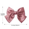 Big Hair Bow Clips Satin Silk Thick Hair Barrettes French Style Hair Accessories 6PCS for Girls Women Ladies by JIAHANG