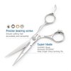 Barber Scissors 5.5" Professional Hair Scissors Hair Cutting Shears Hair Cutting Scissors Haircut Shears 440C Barber Shears Hairdresser Scissors Sharp Hair Scissors Bearing Screw KINSARO