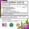 FarmHaven USDA Organic Milk Thistle Capsules | 30X Concentrated Seed Extract & 80% Silymarin Standardized - Supports Liver Function and Overall Health | Non-GMO | 360 Vegan Capsules