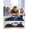 ICUANUTY Acrylic Display Case for Lego Speed Champions Car ,Clear Display Box Dustproof Acrylic Case with Black Base,Size:8.66×4.33×3.15 in(NOT Included The Model)