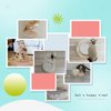 Andiker Interactive Cat Toy, Exercise Plush Mouse with Spiral Spring, Indoor Portable Toy for All Breed Sizes
