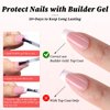 Bellelfin 120Pcs Long French Tip Press on Nails Square White Tip Fake Nails, Full Cover Matte French Tip Glue on False Nails Nude Acrylic Nails Press on for Women Girls Artificial Fingernails