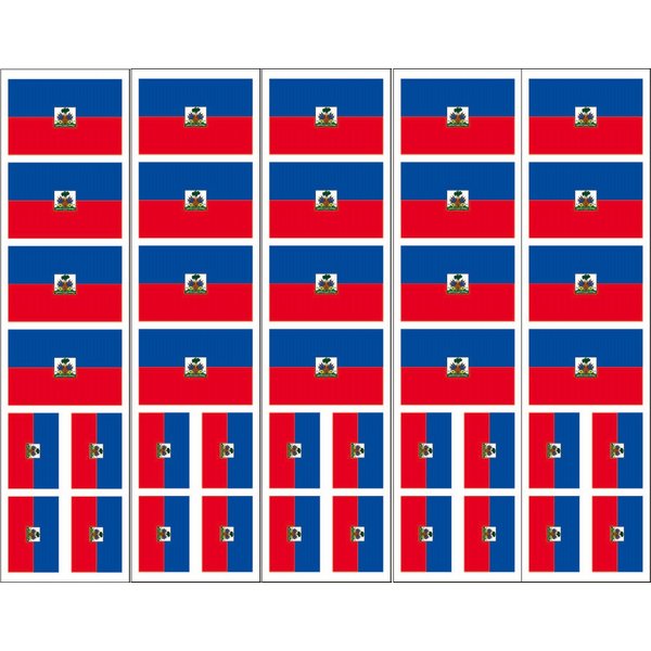 40 Tattoos: Haitian Flag, Haiti Party Favors