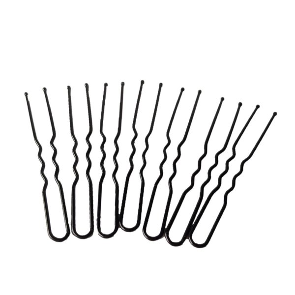 Ipetboom 50pcs Goody Hair Clips for Women Gold Hair Clips Styling Hair Clips Womens Hair Clips Black Hair Clips Hair Barrettes Updo Hair Pin U Hair Pin Women's European and American Bobby