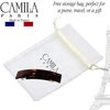 Camila Paris AD822 French Hair Barrette Clip for Girls, Tortoise Shell Rubberized Metal Clasp, Strong Hold Grip Hair Clips for Women, No Slip Durable Styling Girls Hair Accessories, Made in France